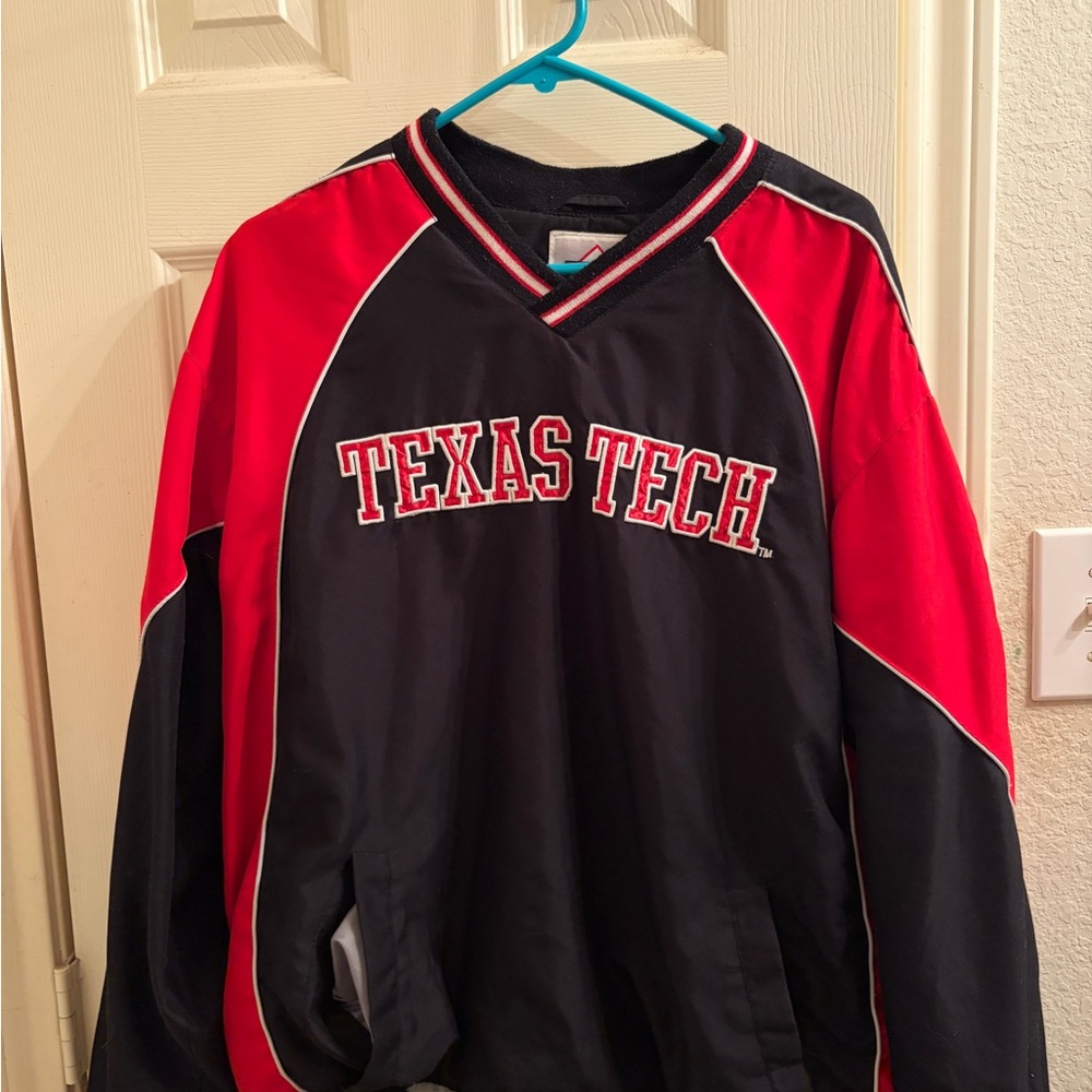 Texas Tech Red and Black Pullover
